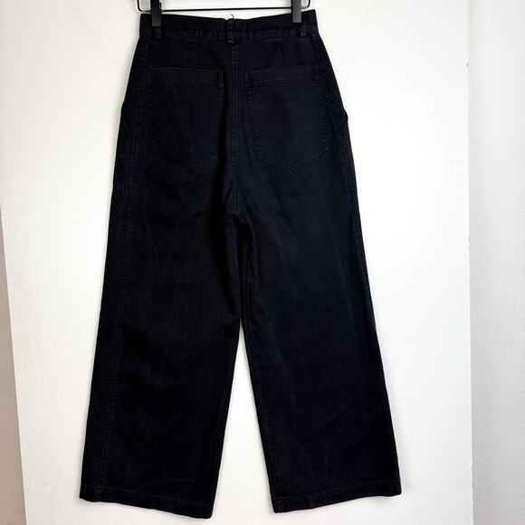 First Rite Wide Leg Trouser High Rise Jeans Black - S - Picture 3 of 9